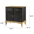 Buffet Vert en Bois