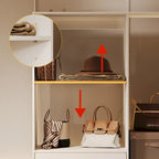 Armadio ad angolo con 2 aste appendiabiti, porta pantaloni e scarpiera, Organizer Armadi