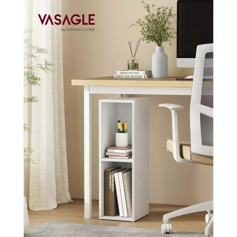 Bibliothèque cube, organiseur à étagères ouvertes pour salon/bureau, design d'angle peu encombrant, montage sans outils