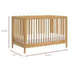 Lit de bébé convertible 4-en-1 Swell de Babyletto avec kit de conversion en lit de tout-petit