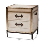 Baule Tavolino in Tela Laura Vintage