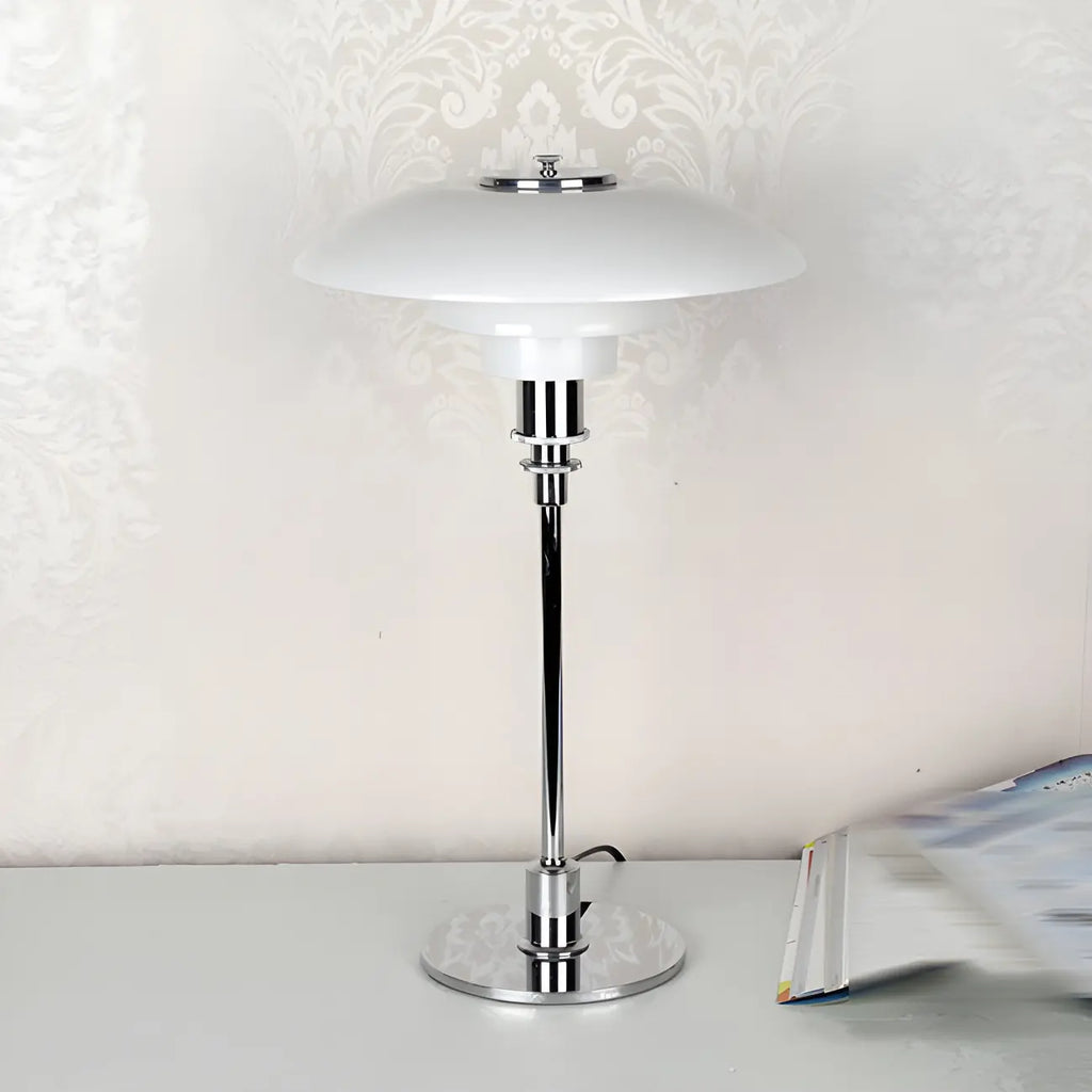 HomeyFad Lampada da tavolo a LED a livelli postmoderna con alimentazione integrata