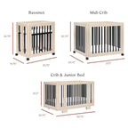 Culla convertibile Babyletto Yuzu 8-in-1 con kit di conversione per tutte le fasi