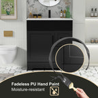 Mobile bagno 30/36/48 Wavy Line con lavabo e rubinetto