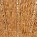 Sedia a forma di fiore Blossom Bohemian Honey Rattan