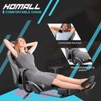 Sedia da gaming con poggiapiedi - Sedia da scrivania ergonomica