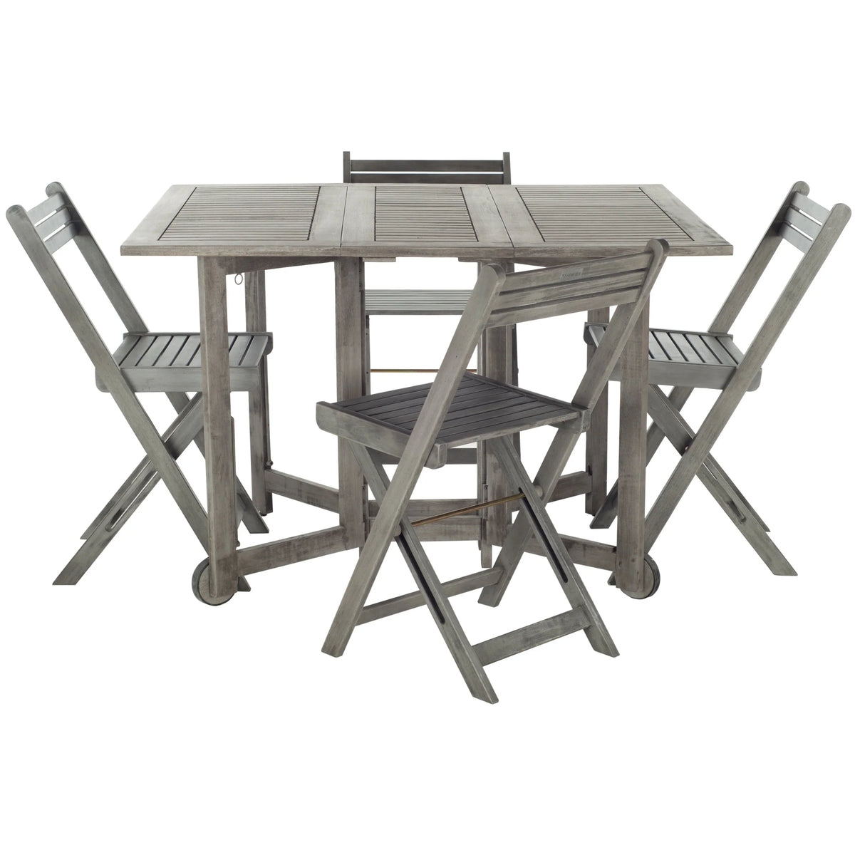 SAFAVIEH Brandy Set da pranzo da esterno 5 pezzi - 43Wx35Dx29H