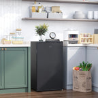 HOMCOM Mini Frigorifero con Congelatore da 90 Litri, Frigo Compatto a Porta Singola con Termostato Regolabile per Camera da Letto