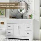Mobile bagno 30/36/48 Wavy Line con lavabo e rubinetto