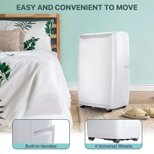 Condizionatore Portatile da 14000 BTU, Rinfresca Fino a 70 m², Unità AC Portatile con Deumidificatore