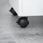 Bureau d'angle Echo avec huche et tiroirs