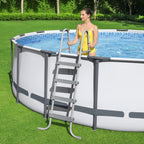 Piscina Fuori Terra Rotonda Bestway Steel Pro MAX con Pompa e Copertura