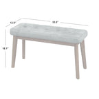 Set da pranzo 4 pezzi in legno massello Nettie Simple Living