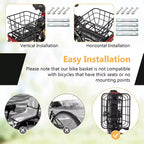 Costway Bici Elettrica Pieghevole da Montagna per Adulti con Pneumatici Fat da 20 pollici, Motore Brushless da 750W, 54V 13Ah UL2849