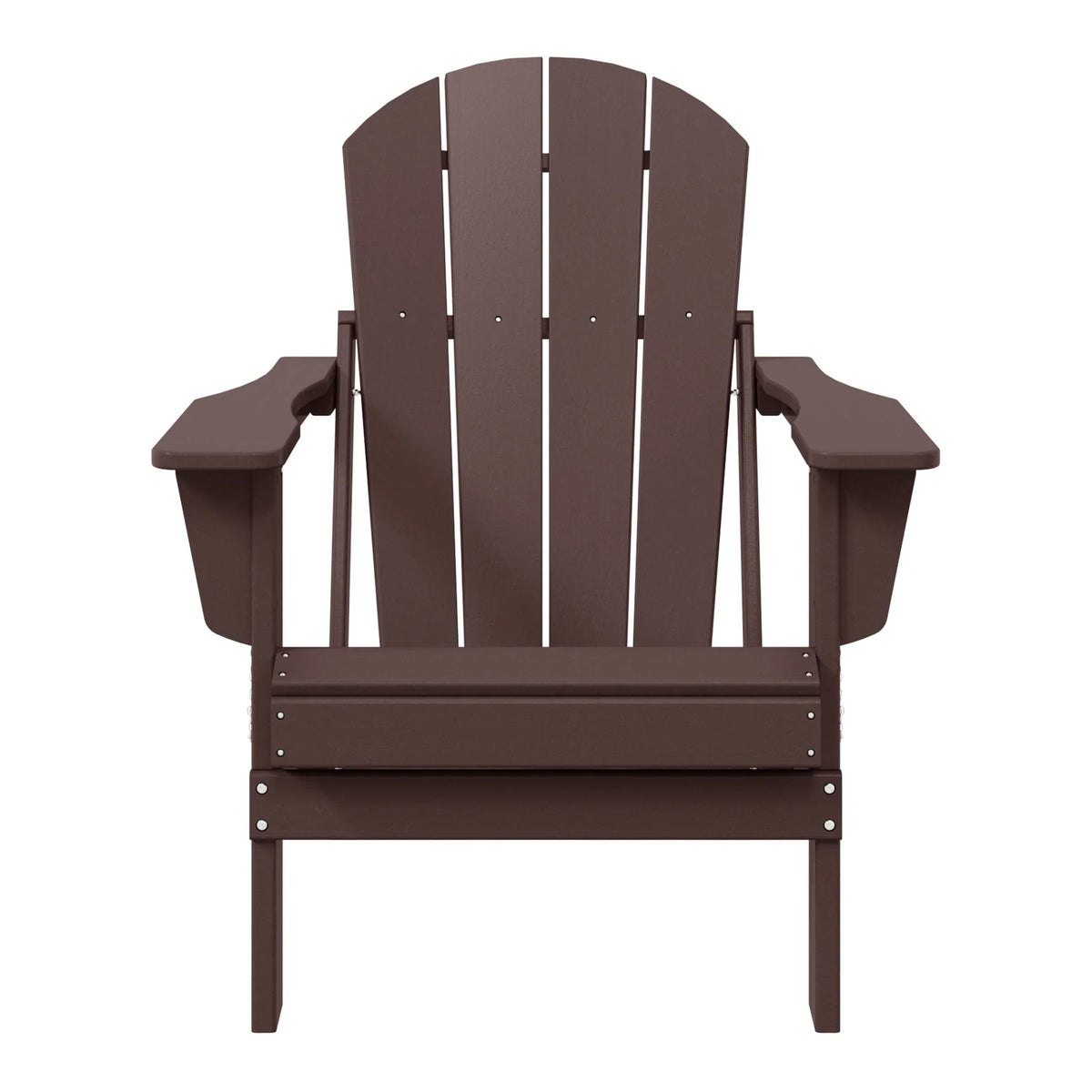 Polytrends Laguna Sedia Adirondack Pieghevole da Esterno per Patio Resistente allo Sbiadimento e alle Intemperie
